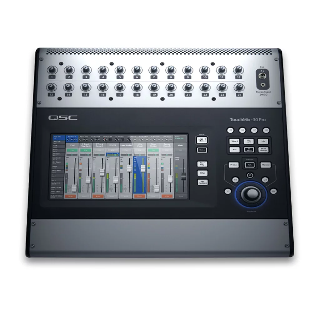 q_mix_tm_30_hero Mezcladora TouchMix-30 Pro QSC