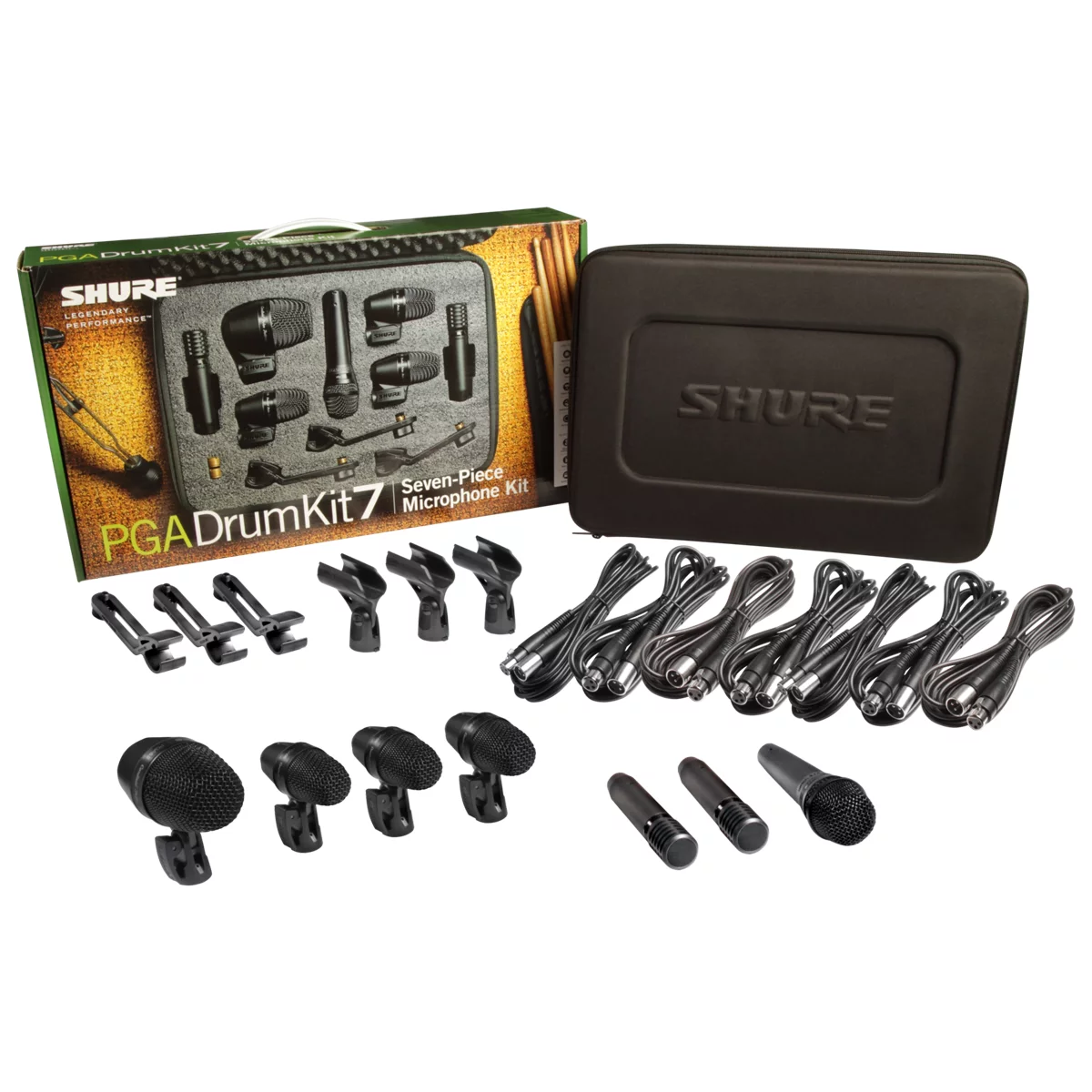 Kit de Micrófonos para Batería PGADRUMKIT7 Kit de Micrófonos para Batería PGADRUMKIT7