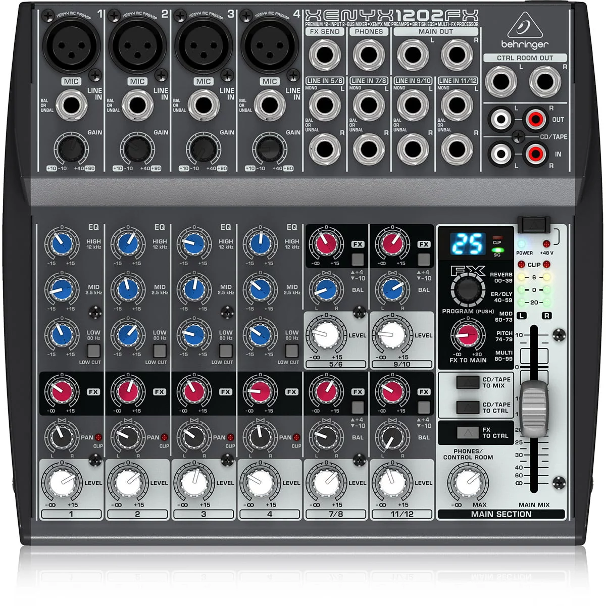 Consola Mezcladora Behringer 1202FX