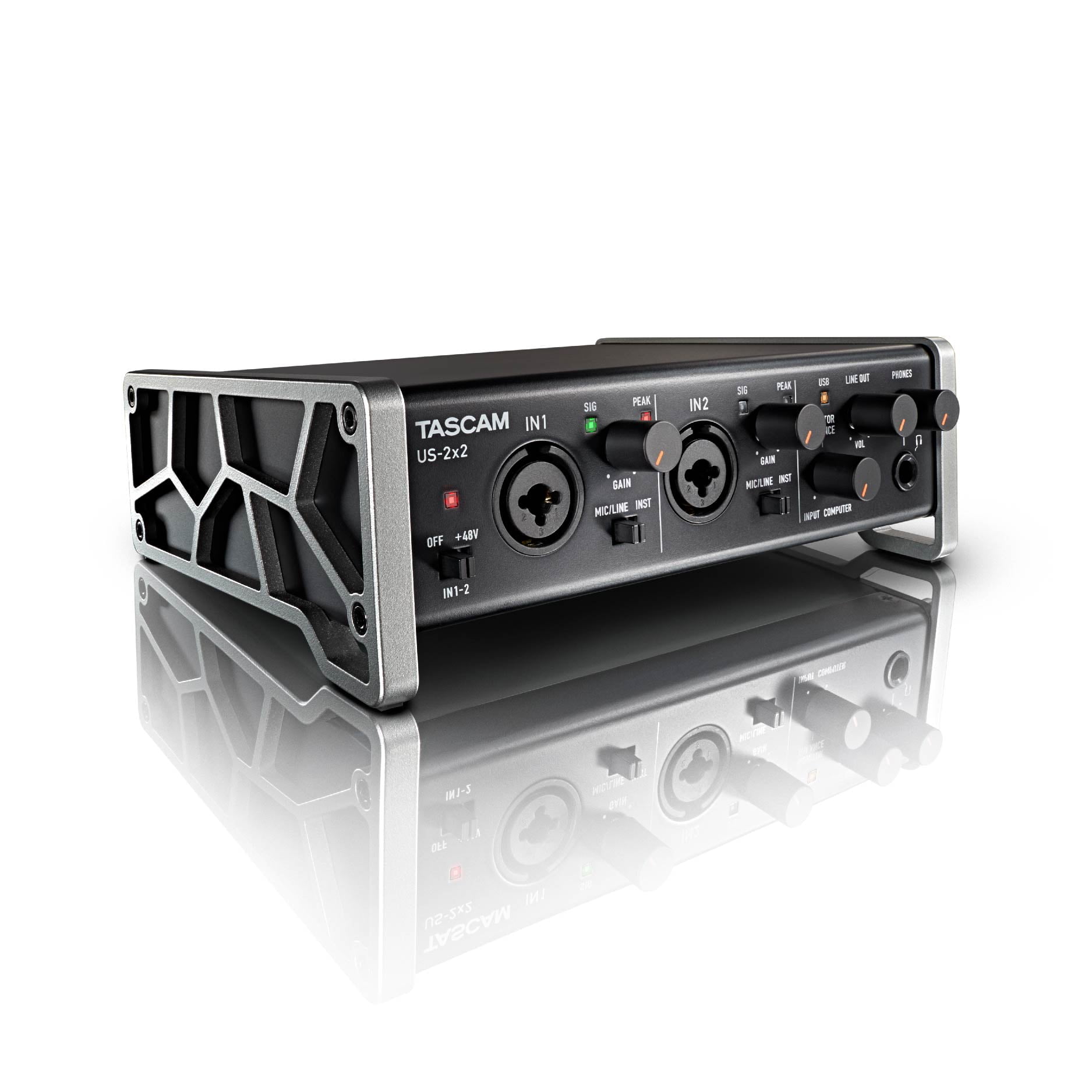 Interfaz de Audio Tascam US-2X2