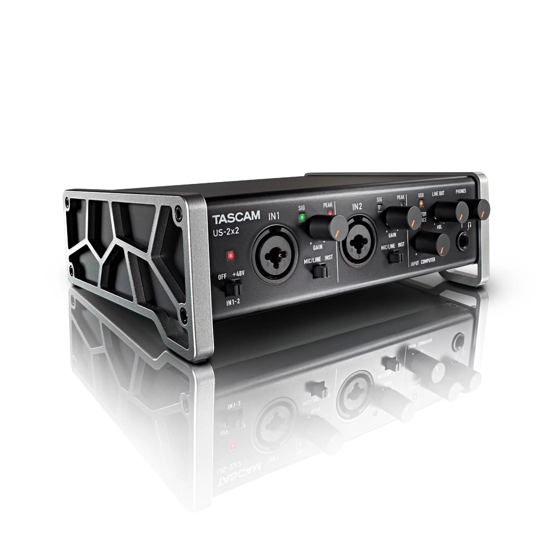 Interfaz de Audio Tascam US-2X2
