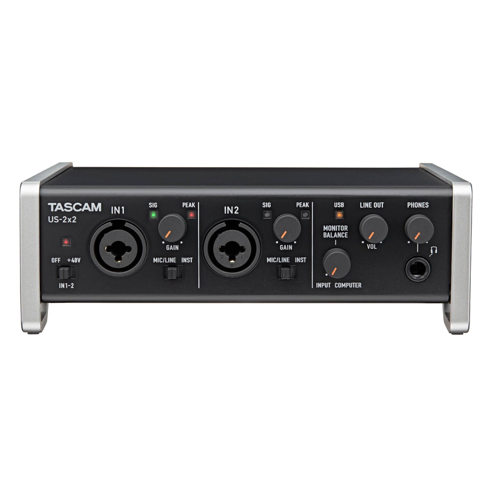 Interfaz de Audio Tascam US-2X2