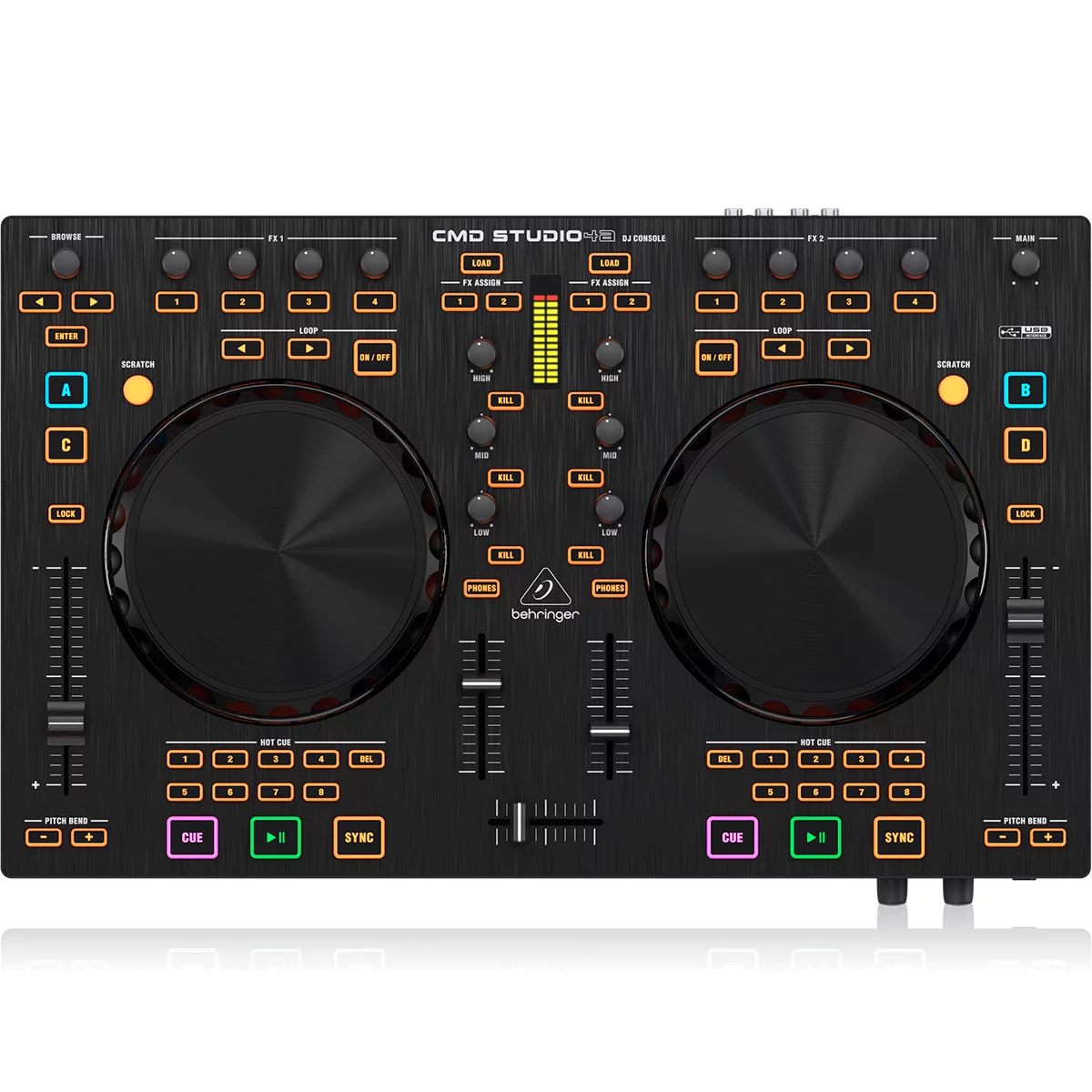 Controlador DJ Behringer CMD STUDIO 4A