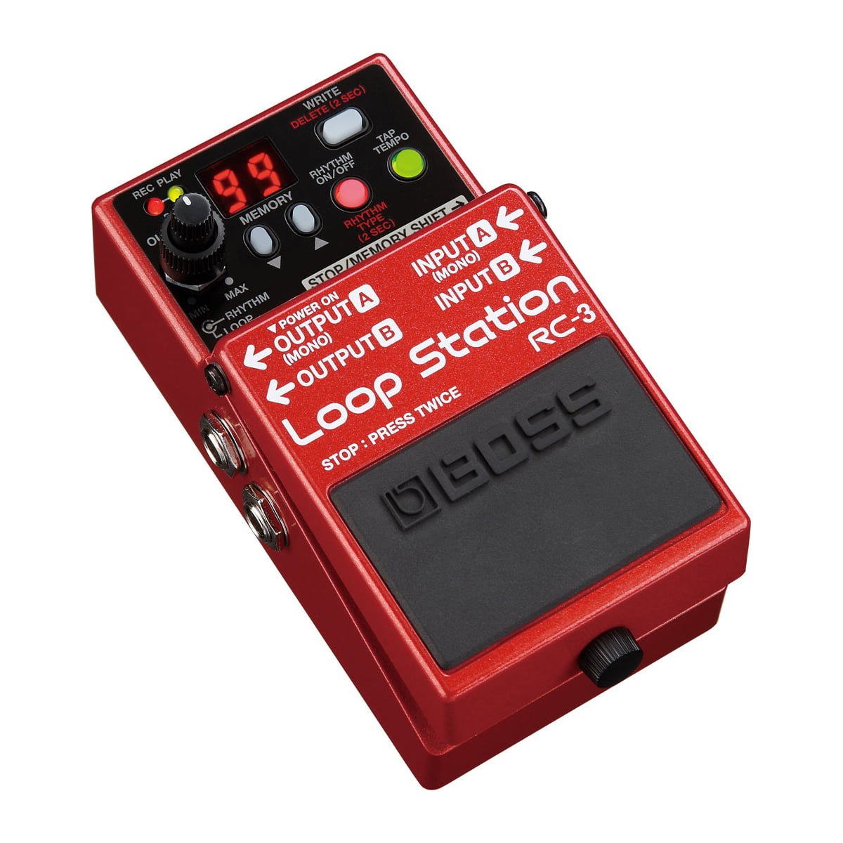 RC-3 Pedal Loop Station BOSS Side