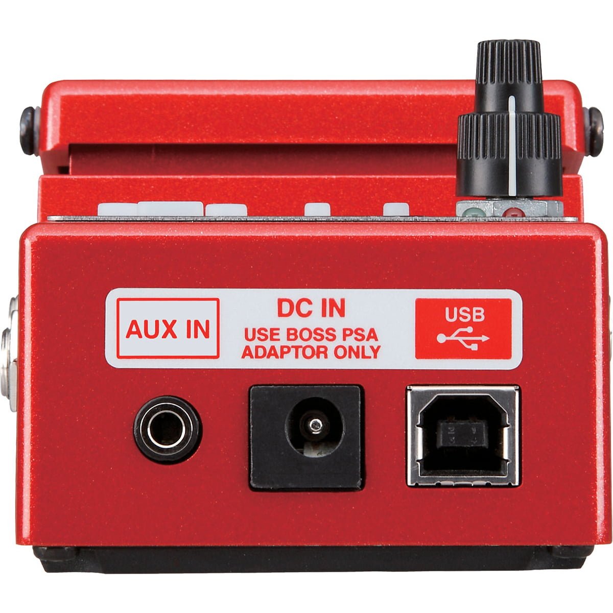 RC-3 Pedal Loop Station BOSS conexiones traseras