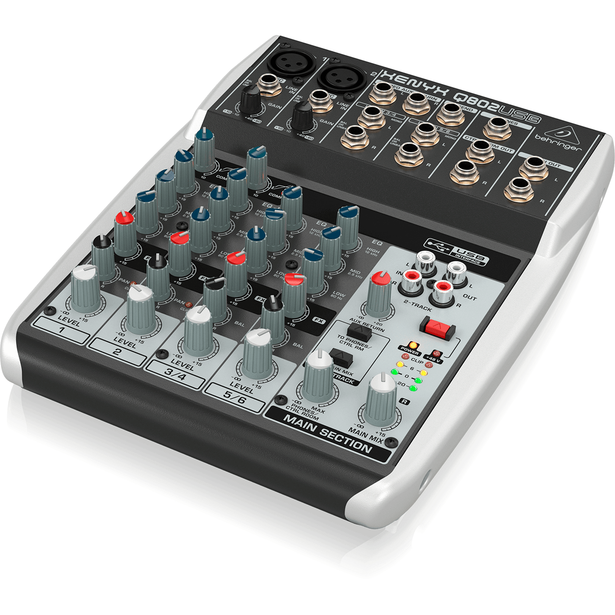 Behringer Xenyx Q802USB Mezcladora_Right