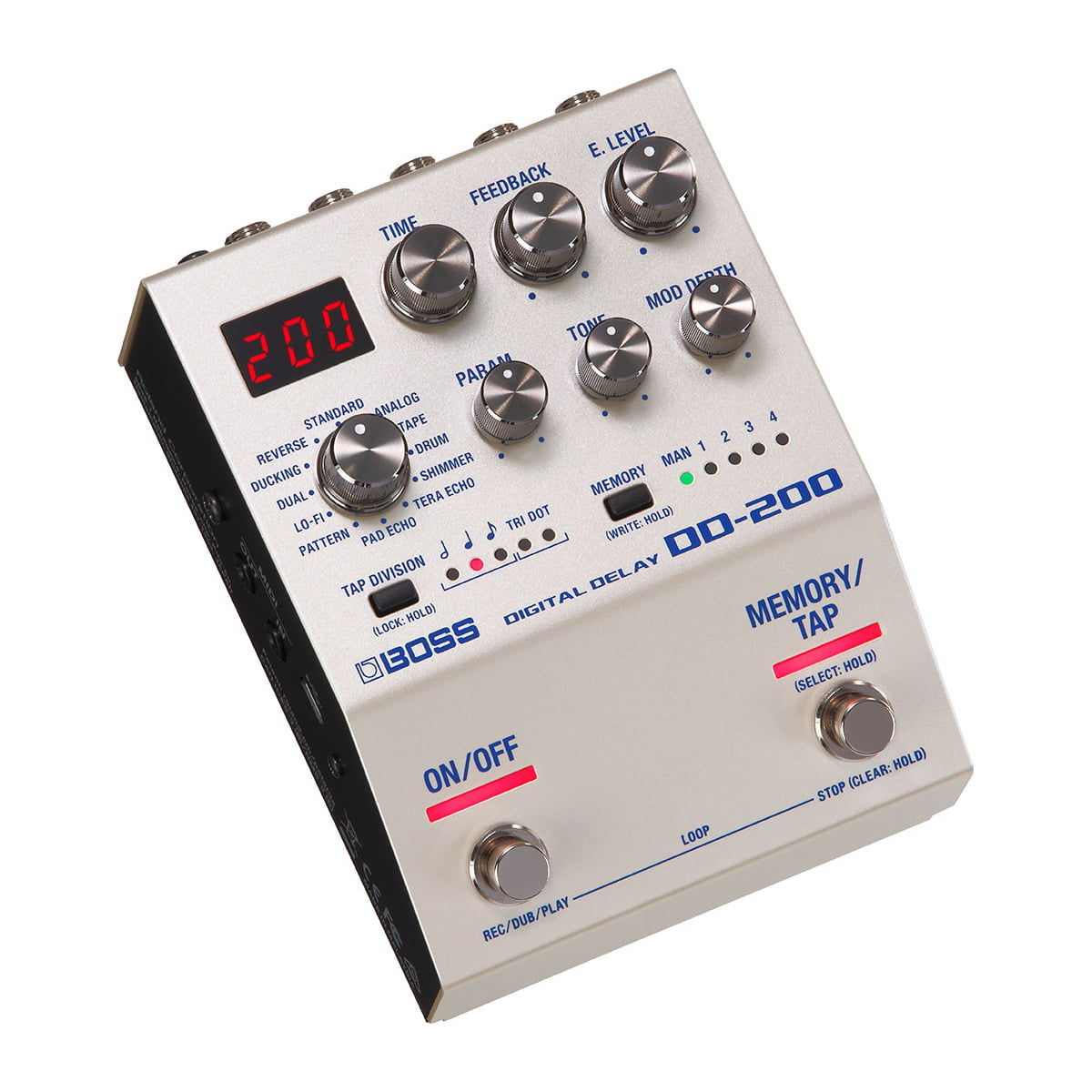 DD-200 Digital Delay BOSS lado