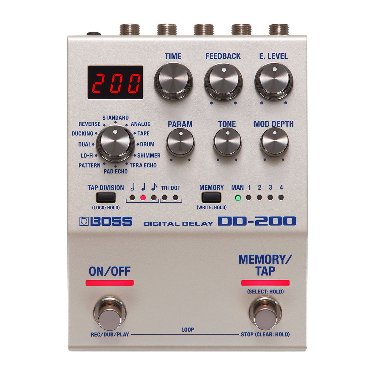 DD-200 Digital Delay BOSS frente