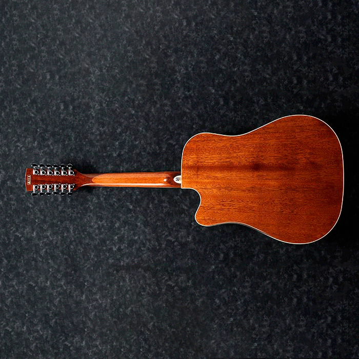 Ibanez PF1512ECE Guitarra de 12 cuerdas Espalda