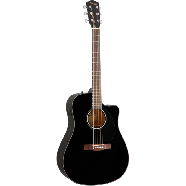 Guitarra Electroacústica Fender CD-60SCE lado
