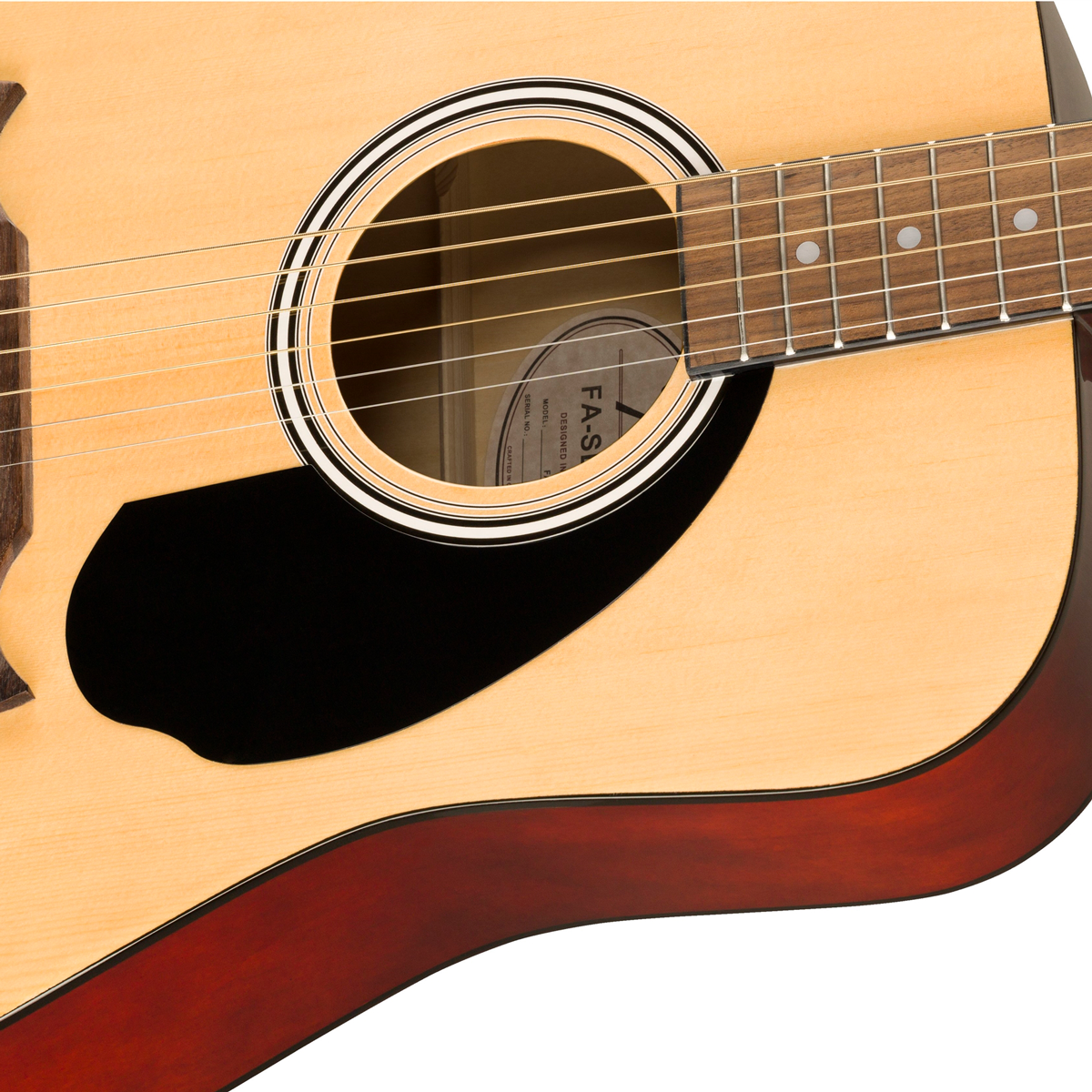 Guitarra Fender FA-125 Dreadnought soundhole