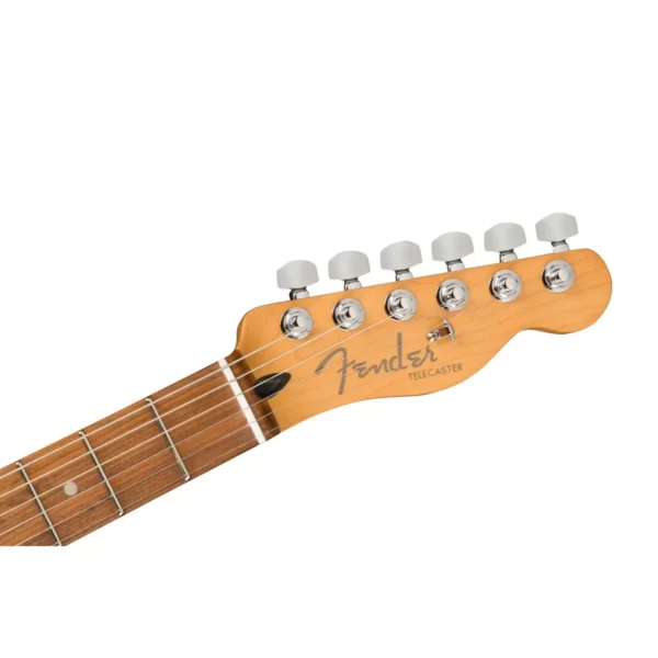 Headstock Fender Player Plus Nashville Telecaster Aged Candy Apple Red