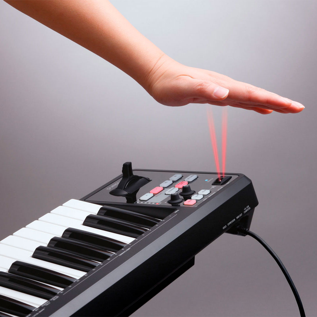 D-Beam invisible Rolan A-49-BK Teclado Controlador MIDI