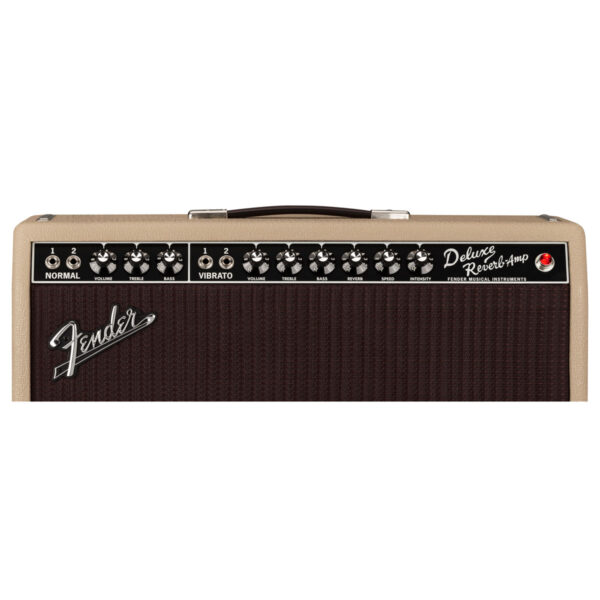 Panel fontal Fender Tone Master Deluxe Reverb Blonde Amplificador de guitarra