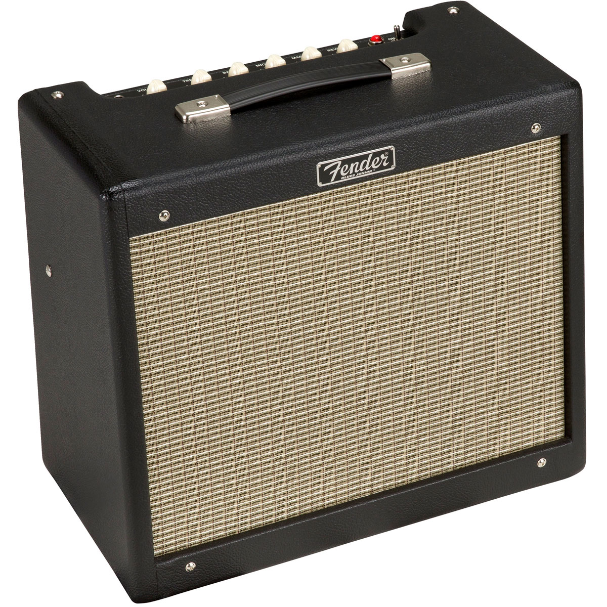 Vista frente superior Fender Blues Junior IV Amplificador de guitarra