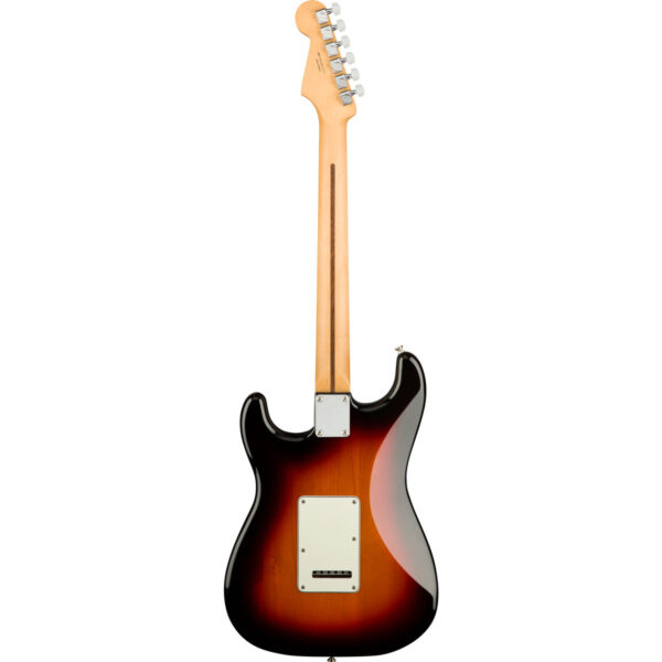 Fender Player Stratocaster Sunburst Pau Ferro vista trasera