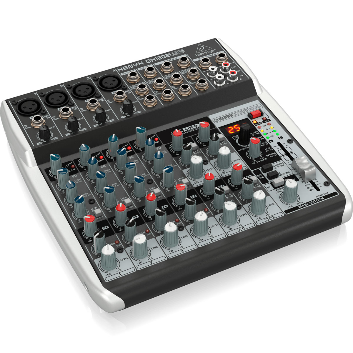 behringer-qx1202usb-mezcladora-de-12-entradas-2-buses-lado-izquierdo Behringer QX1202USB Mezcladora de 12 entradas 2 buses lado izquierdo