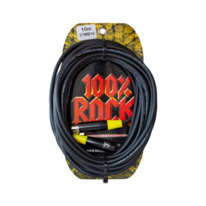 Cable de micrófono XLR-XLR 10M 100% Rock 27MB10