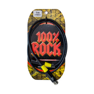 Cable de micrófono XLR-XLR 1M 100% Rock 27MB01