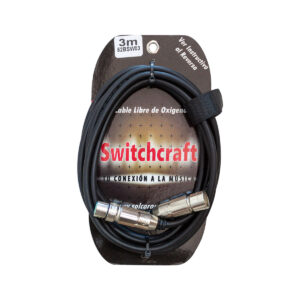 Cable de micrófono XLR-XLR 3M Switchcraft 52BSW03