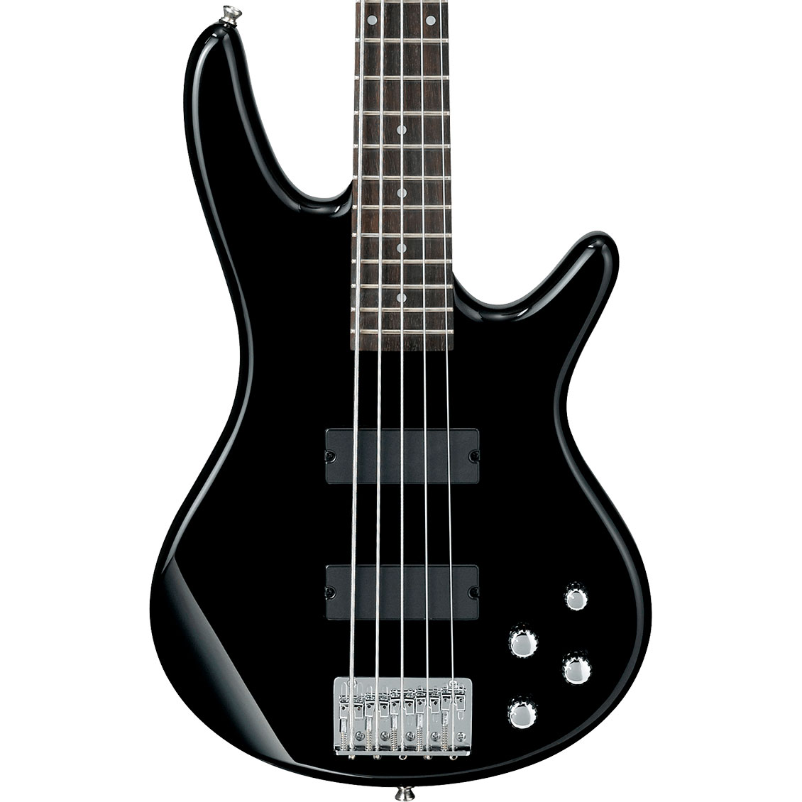 Cuerpo de la Ibanez GSR205-BK Negro Bajo de 5 cuerdas