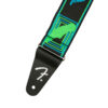 Fender Neon Monogrammed Strap Blue and Green Extremo