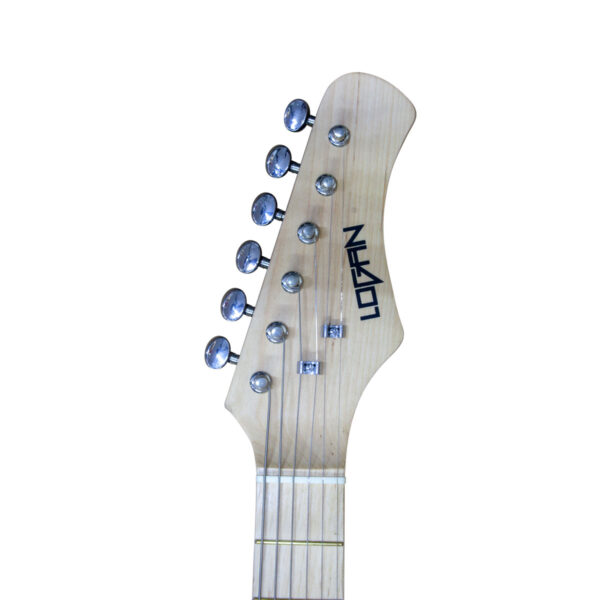 Guitarra eléctrica para niños Logan azul Cabezal