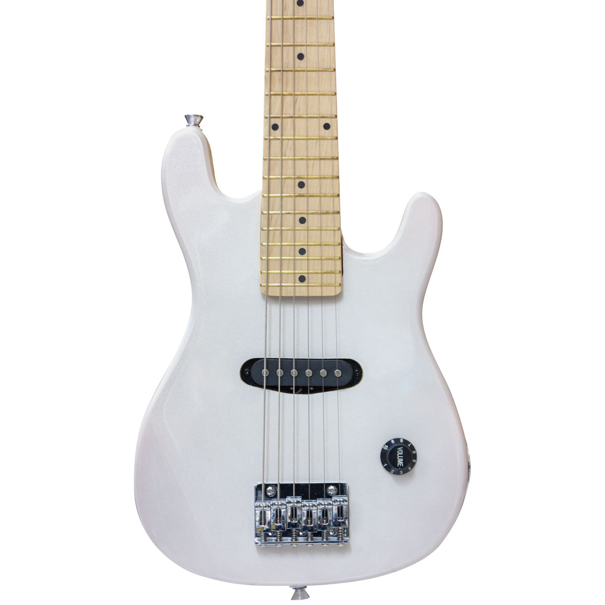 Guitarra eléctrica para niños Logan plata Cuerpo