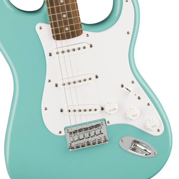 Squier Bullet Stratocaster HT Tropical Turquoise Pastillas