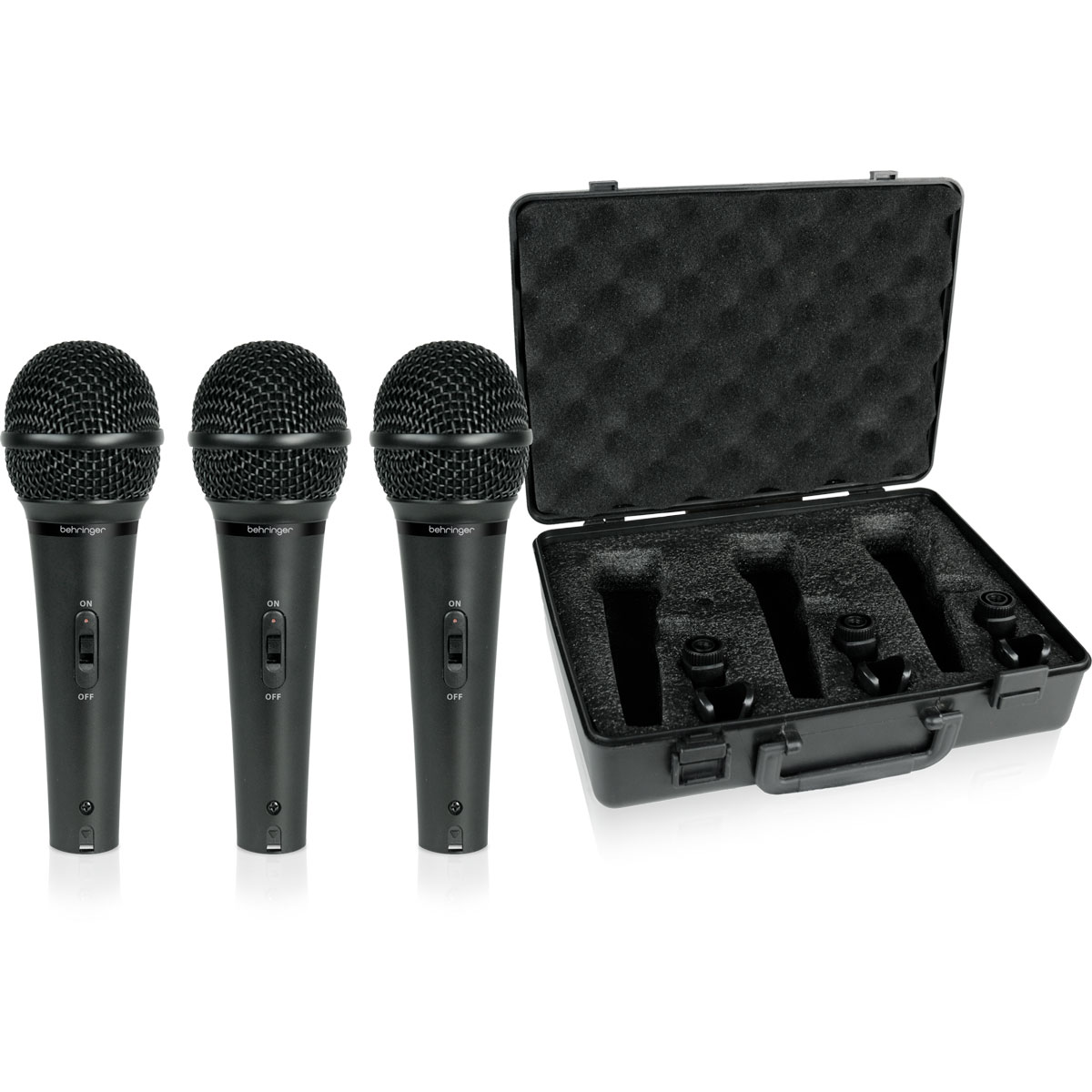 behringer-xm1800s-set-de-3-microfonos-con-estuche Behringer XM1800S Set de 3 micrófonos con estuche