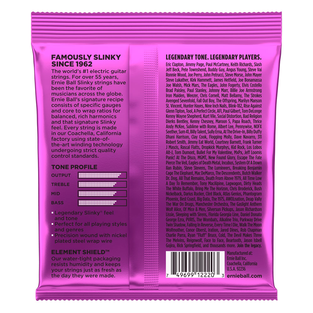 Ernie Ball Power Slinky Nickel Wound Calibre 11-48 Reverso