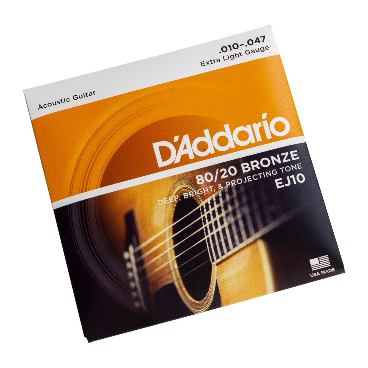 daddario-ej10-80-20-bronze-calibre-10-47 D’Addario EJ10 80/20 Bronze Calibre 10-47