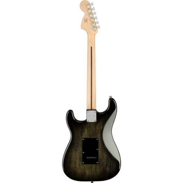 Reverso de la guitarra Squier Affinity Series Stratocaster FMT HSS Black Burst