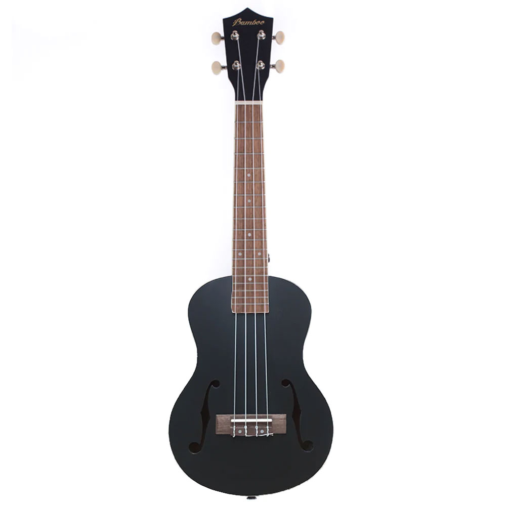 ukelele-tenor-bamboo-violin-negro-frente Ukelele Tenor Bamboo Violin Negro Frente