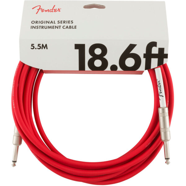 Empaque del Cable Fender Original Series 5.5M Fiesta Red