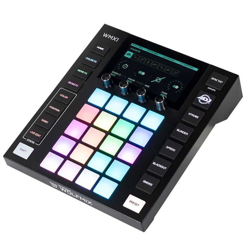 ADJ WMX1 Controlador DMX Independiente Vista derecha