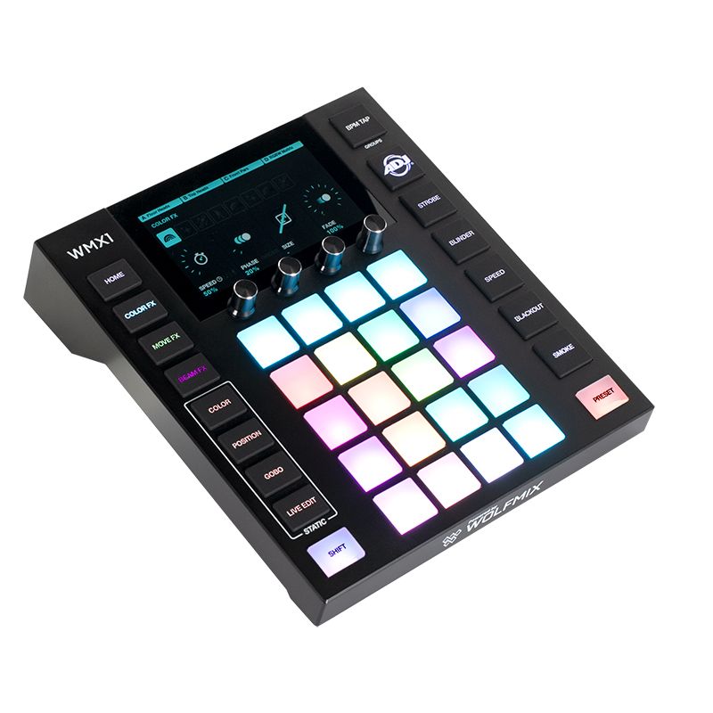 ADJ WMX1 Controlador DMX Independiente Vista Izquierda