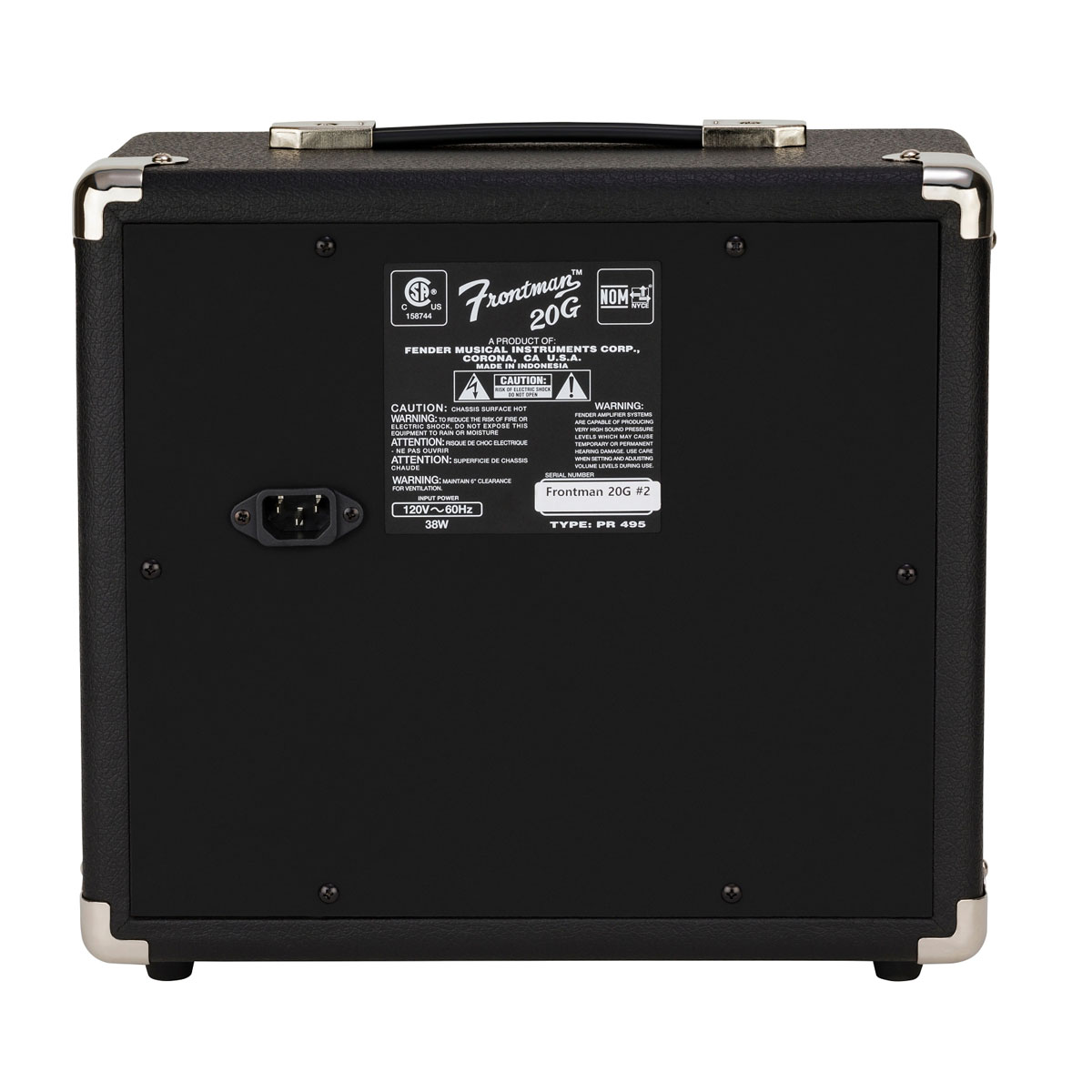 fender-frontman-20g-2311500000-reverso Reverso del Fender Frontman 20G