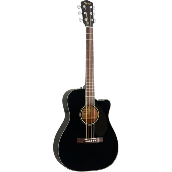 Vista lateral Fender CC-60SCE Concert Black