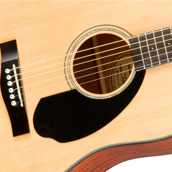 Roseta de la guitarra Fender CD-60S Dreadnought Natural