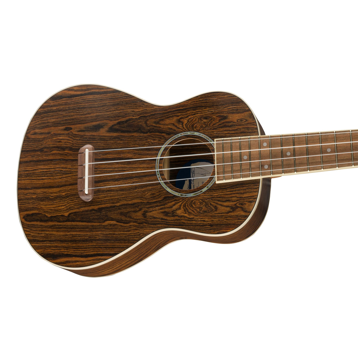 Fender Zuma Exotic Concert Ukulele Natural Bocote Cuerpo
