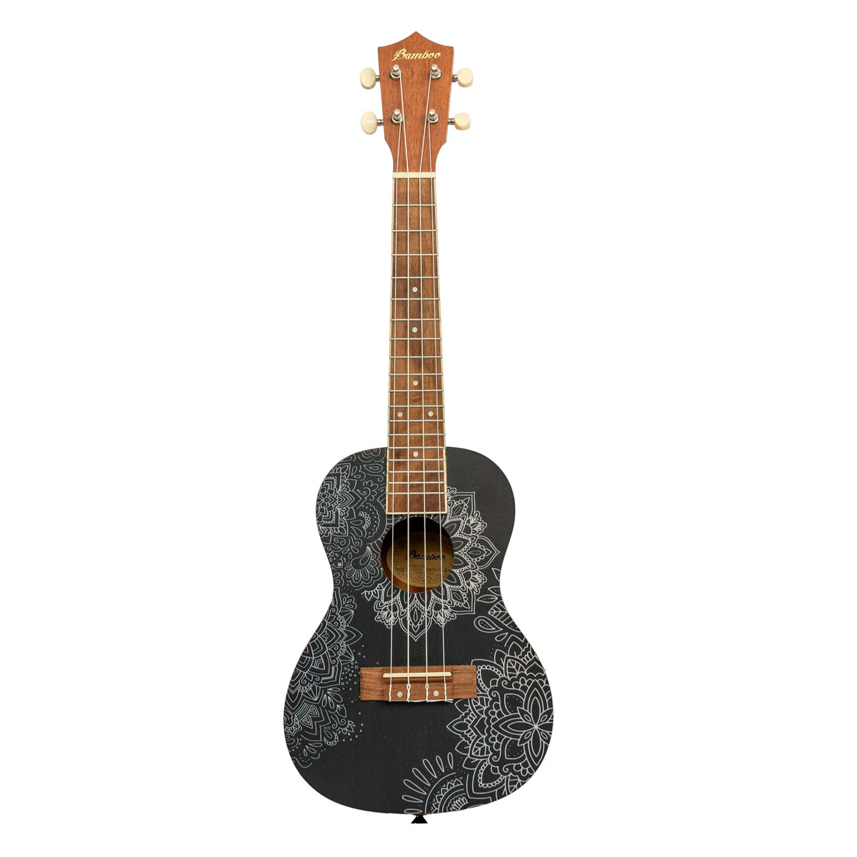 Ukelele Concierto Bamboo Soul Mandala con Funda
