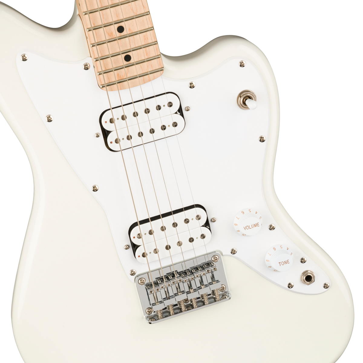 Pastillas de la guitarra Squier Mini Jazzmaster HH Olympic White