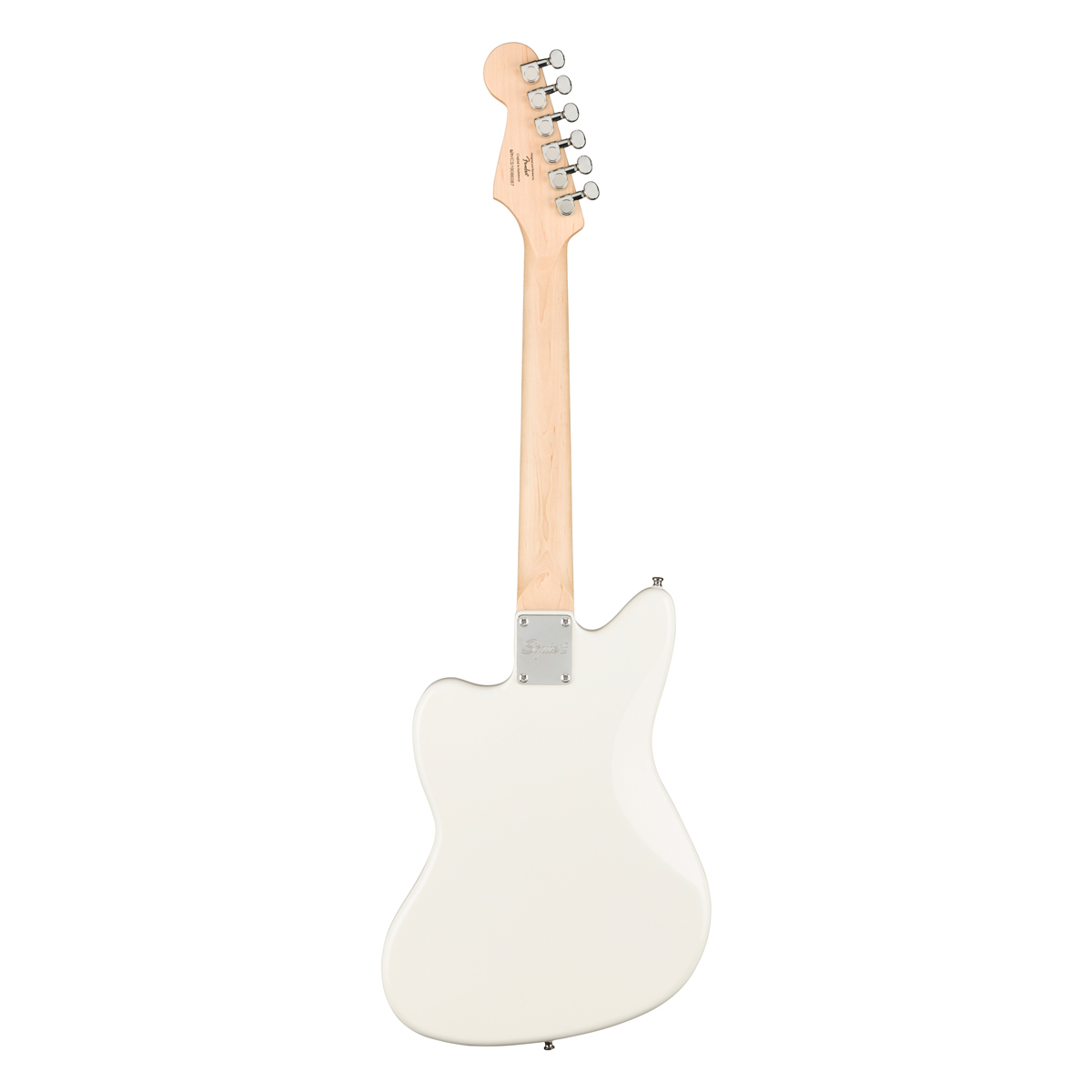 Reverso de la guitarra Squier Mini Jazzmaster HH Olympic White