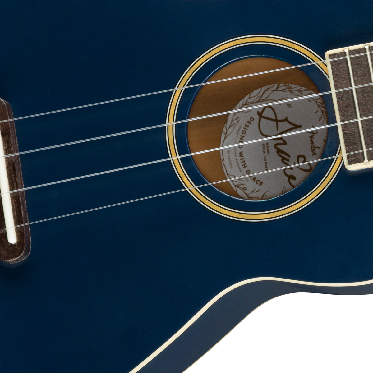 Roseta del Ukulele Soprano Fender Grace VanderWaal Moonlight