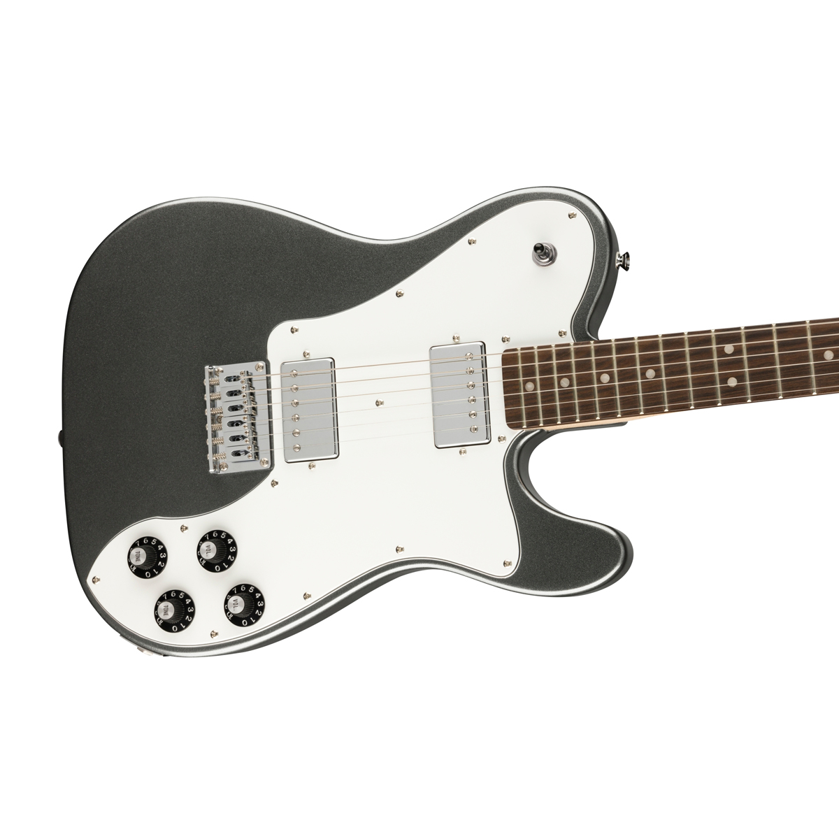 Cuerpo de la Squier Affinity Series Telecaster Deluxe Charcoal Frost Metallic