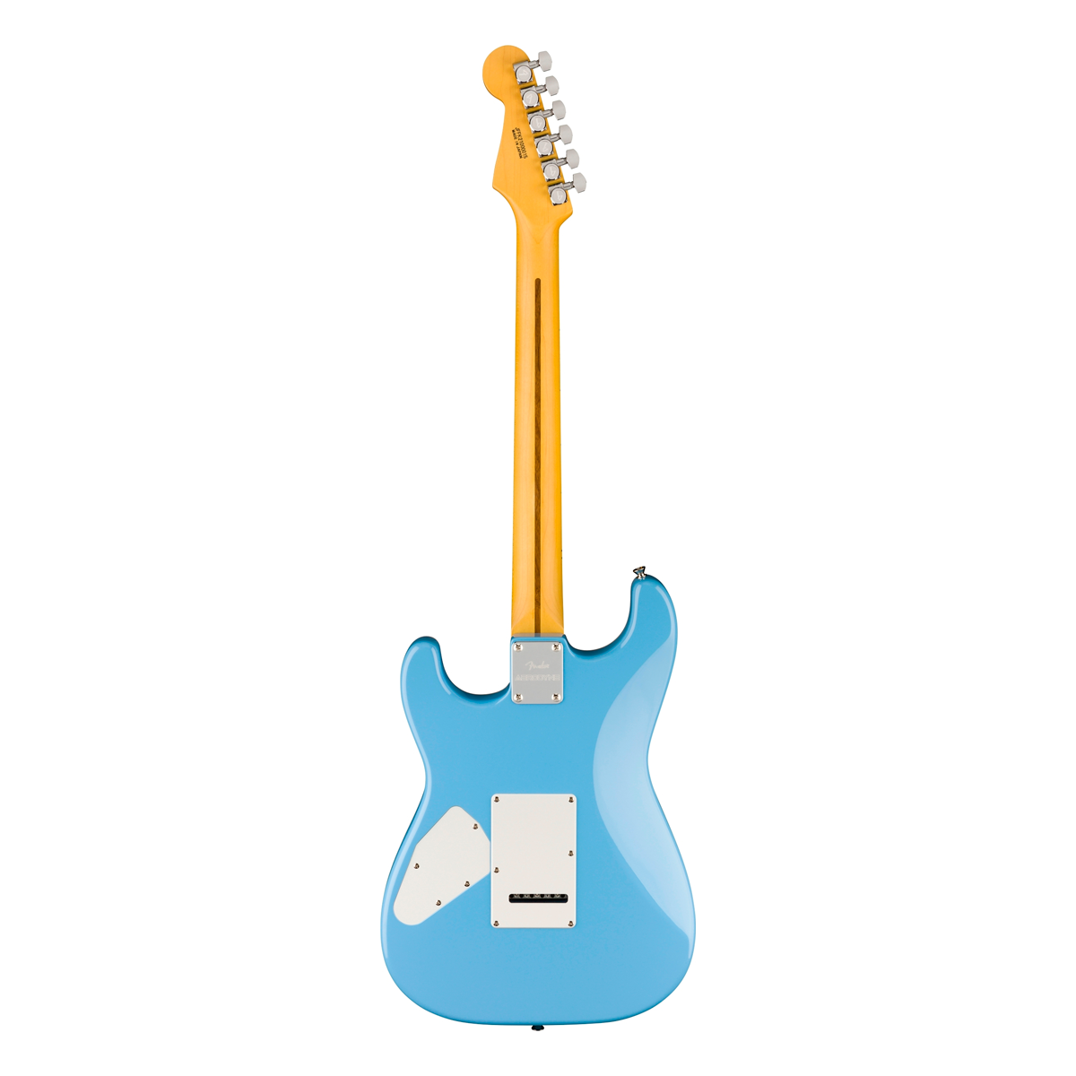 Reverso de la Guitarra Fender Aerodyne Special Stratocaster California Blue Reverso de la Guitarra Fender Aerodyne Special Stratocaster California Blue