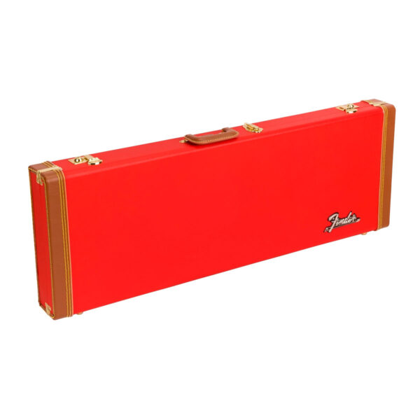 Fender Classic Series Wood Case Strat-Tele Fiesta Red