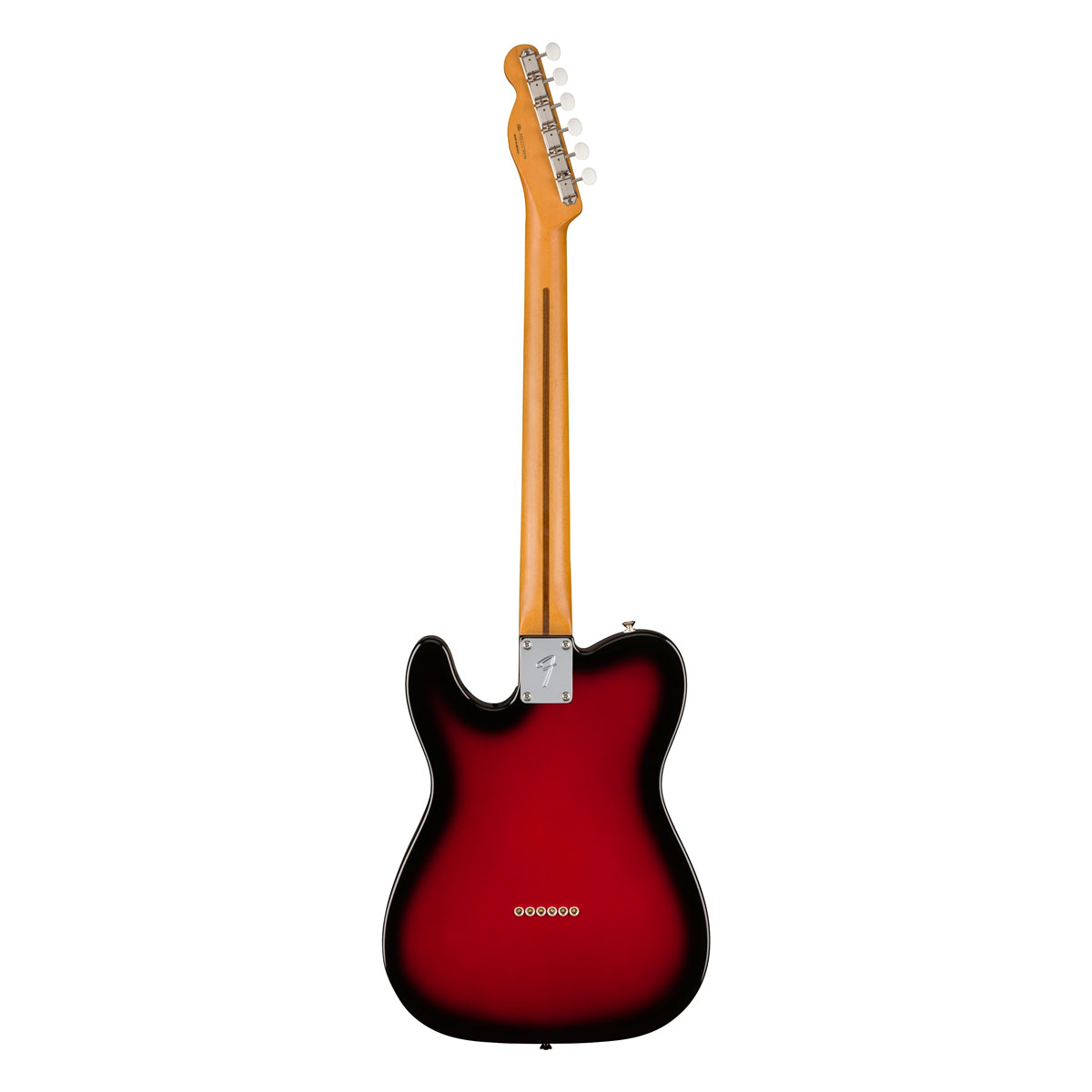 Reverso de la Fender Gold Foil Telecaster Candy Apple Burst