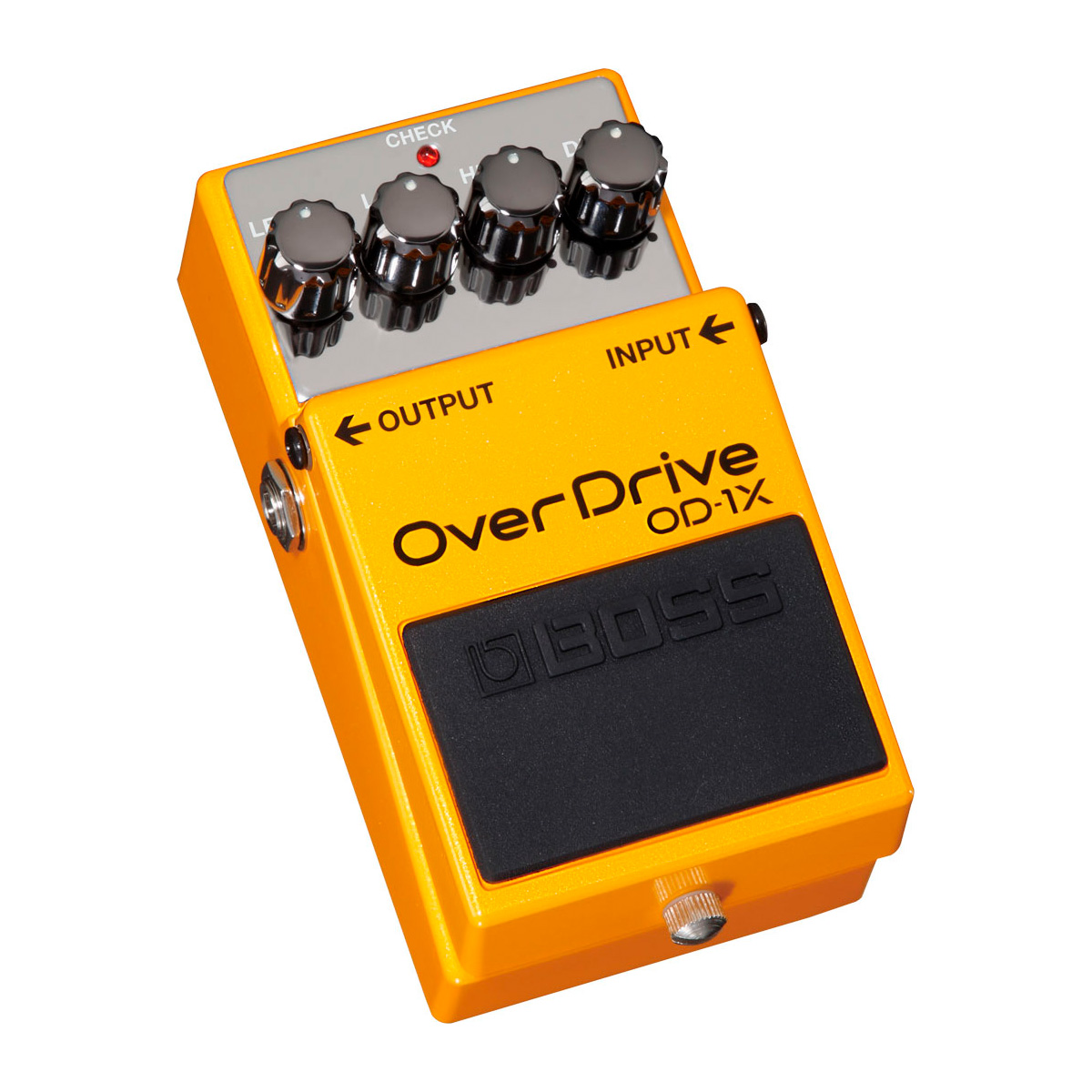 Vista Derecha del Pedal BOSS OverDrive OD-1X Edición Especial